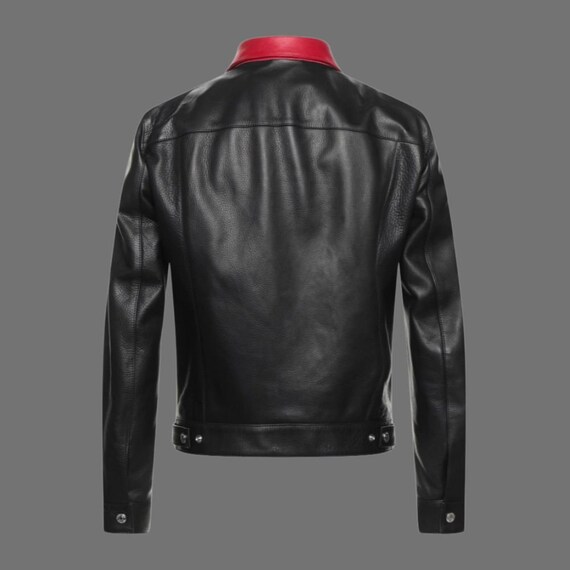 bell maxim☆羊革☆ leather ‘bomber jacket Mens Black Cowhide Jacket, Leather Bomber Jacket Men