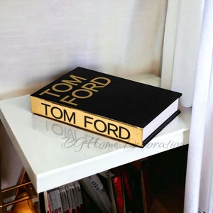 Luxury Decorative Book Box, Storage Box, Openable Book Box, Home Decor, Coffee Table Decor, Tom Ford Book Box, Luxury Book, Table Decor,