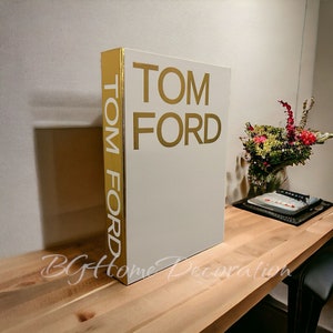 Luxury Decorative Book Box, Storage Box, Openable Book Box, Home Decor, Coffee Table Decor, Tom Ford Book Box, Luxury Book, Table Decor,