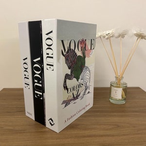 Vogue Decorative Book Box, Storage Box, Openable Book Box, Home Decor, Coffee Table Decor, Fake Book Box, Luxury Book, Table Decor,