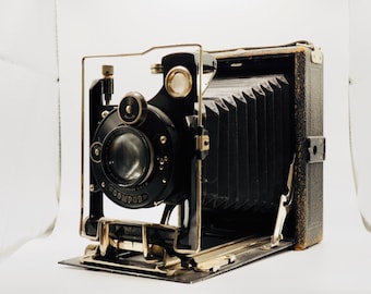 Authentische Certo Certotrop Klappplattenkamera aus den 1920er Jahren – Vintage-Fotografie-Meisterwerk