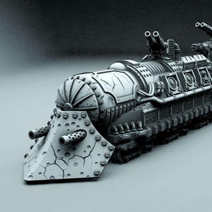 Imperial cargo train - Grimdark Sci Fi Wargame Terrain