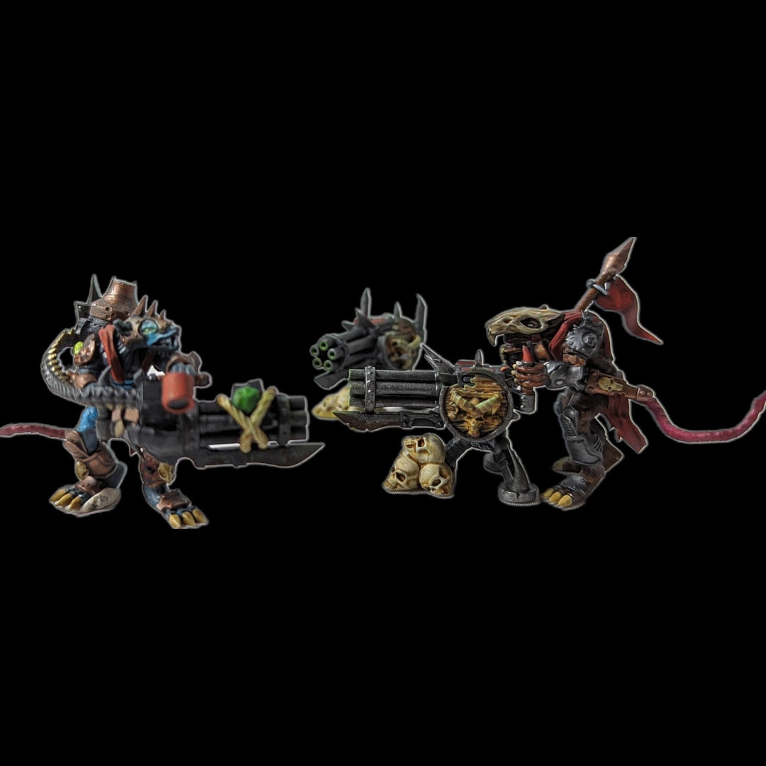 Ratkin Gatling Gunner Collection Fantasy Miniatures - Digital Downloads ...