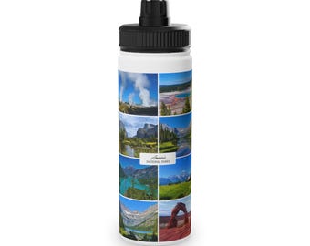 National Parks Water Bottle: Insulated Stainless Steel Hiking Bottle