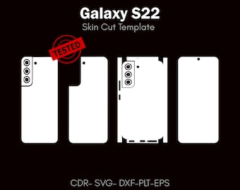 Samsung Galaxy S22 skin cut vector file | Template Layout | skin template | decal, Svg | Cricut, silhouette, DIY wrap, sticker cutting file