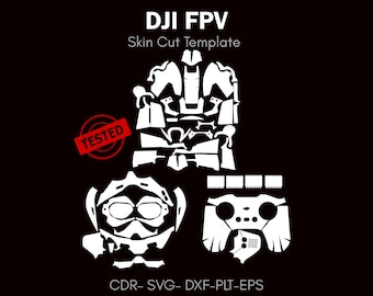DJI FPV Skin Cut Template | DIY Vinyl Wrap (Digital Download)