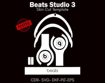 Beats Studio 3 Skin Template | DIY Headphone Wrap (Digital Download)
