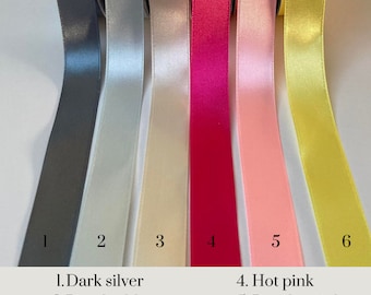 Cut to length satin ribbon