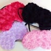 Sleep Mask - Soft Minky Fabric Front -  Pick Light Pink, Light Purple, Hot Pink or Black - Handmade - Fits Kids to Adults