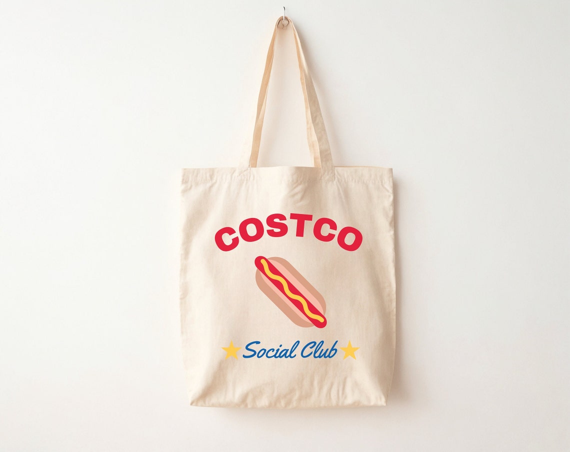Costco Tote Bag, Costco Social Club, Costco Bag, Costco Hot Dog, Costco