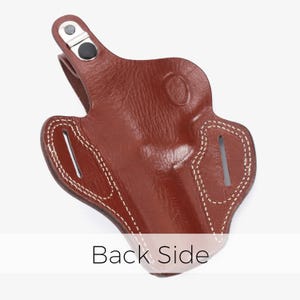 Personalized Leather OWB Holster for Ruger GP100 4" Revolver / Premium Calf Leather Gun Holster / Belt Carry / Concealed Carry Holster