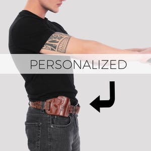 Personalized Belt Holster for Colt 1911 / Fast Draw / Premium Handcrafted Leather / Ultimate Comfort & Security