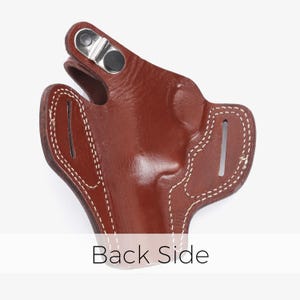 Custom Ruger SP101 Holster 3 inch / Handmade Leather OWB Revolver Holster / Fits Smith & Wesson J Frame / Concealed Carry Holster