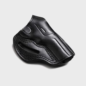 Custom Ruger SP101 Holster 3 inch / Handmade Leather OWB Revolver Holster / Fits Smith & Wesson J Frame / Concealed Carry Holster