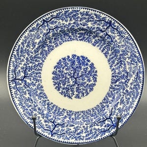 Antique Fibre Pattern Woolworth Small Plate Bread Dessert 7 1/4 D Made in England