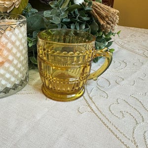 Antique EAPG Amber Mug