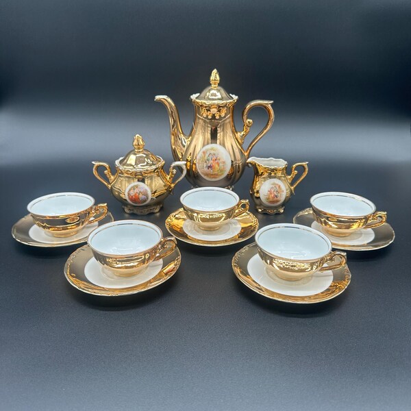 Bavaria Gold Tea Set - Etsy