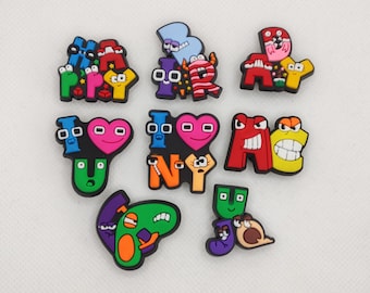 Alphabet Crocs Charms Happy Birthday Charms I Love You Charms Shoe Charms Jibbitz Crocs Accessories Croc Style Charms Birthday Gift for Kids