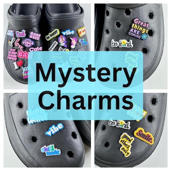 RANDOM Crocs Jibbitz 10-100 Packs Shoe Charms for Crocs Clogs