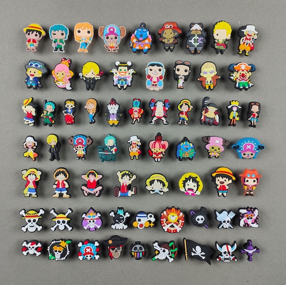 One Piece Crocs Charms Anime Jibbitz Jolly Roger Pirates Themed