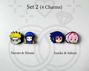 Sasuke Croc Charm Naruto Anime Crocs Jibbitz Charms Manga Anime