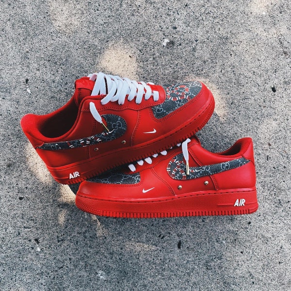 air force ones red bandana