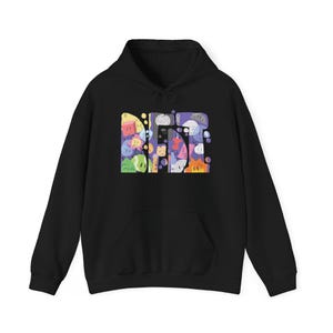 BFDI FanArt Battle Dream Island Inanimate Insanity Leafy Firey ONE Object Show Sport Unisex Heavy Blend™ Hooded Sweatshirt multicolor