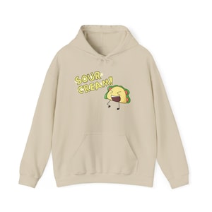 Sour Cream Taco Fan Art BFDI Hoodie - Funny Cartoon Sweatshirt