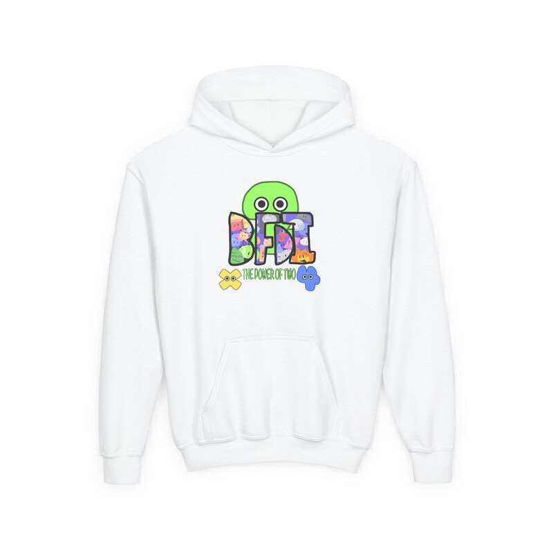 Object 794 TPOT the Power of Two BFDI Object Show Youth Heavy Blend Hooded ...