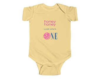 Mamma Mia theme 1st Birthday Onsie