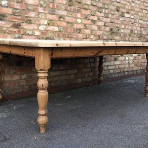 9 Solid pine vintage rustic farmhouse dining kitchen tables seats | restaurant | bar | event | barn conversion