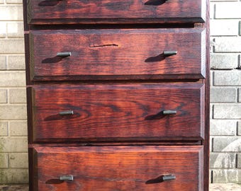 Antique 1930’s/40’s oak chest of drawers