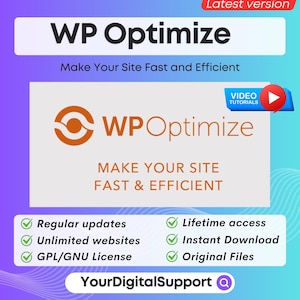 WP Optimize - The Best Plugin Make Your Site Fast and Efficient | Lifetime Updates | GPL | Latest Version
