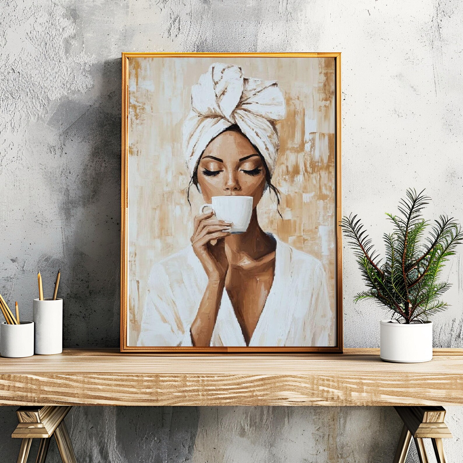Artful Female Wall Art Bathroom Art Neutral Bathroom Art Spa Wall Art ...