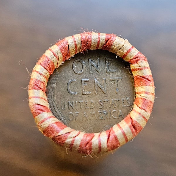 Unsearched Wheat Cent Roll Of 50 1909-1958 PDS All Dates Possible But Not Guaranteed