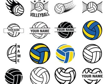 Paquete SVG de voleibol: Diseños de camisetas para mamás, imágenes prediseñadas del logotipo del equipo (descarga digital)