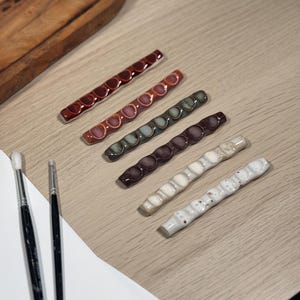 Unique Handmade Ceramic Paintbrush Holder for Artists