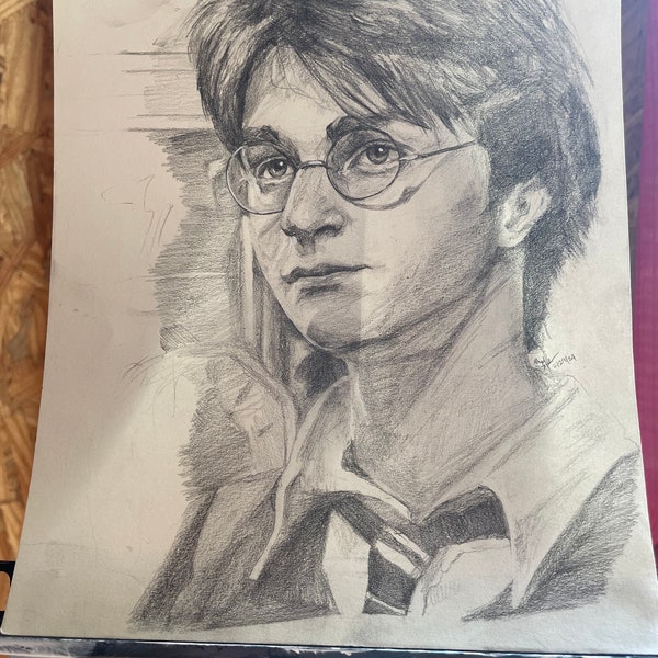 Original Harry Potter Graphite Drawing