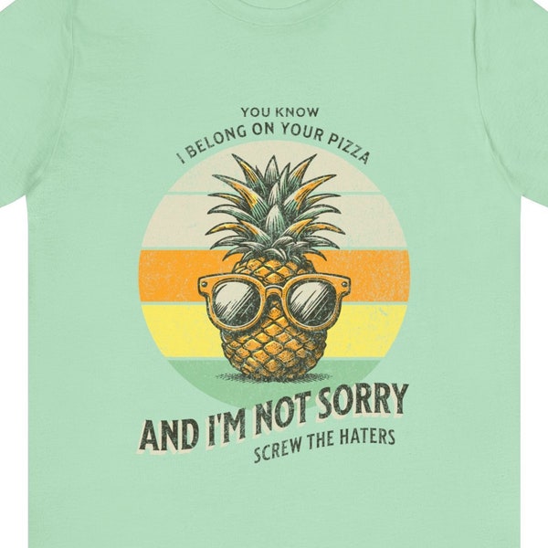 summer t shirt, pineapple lover shirt, pineapple pizza shirt, pizza lover shirt, funny pizza shirt, food lover gift, foodie shirt