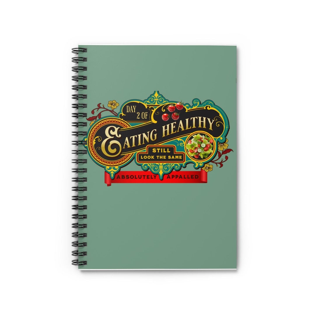 Food Notebook Funny Food Notebook, Funny Food Quote, Food Journal, Foodie Gift, Diet ...