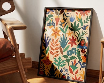 Henri Matisse Exhibition Poster, Vintage Art Print, Digital Download, Mid-Century Modern Wall Decor