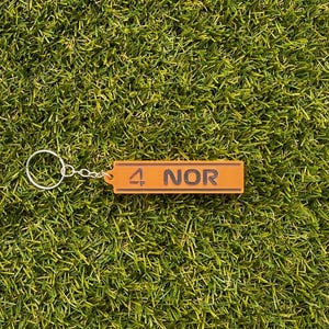 Lando Norris - Formula 1 Keychain - McLaren - F1 Gift