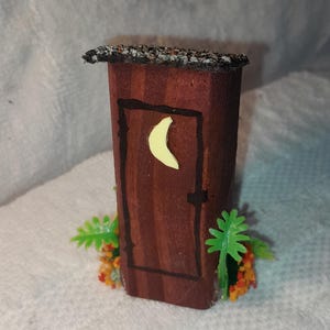 Miniature Outhouse decor