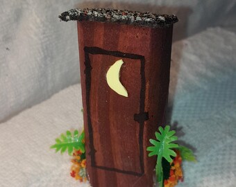 Miniature Outhouse decor