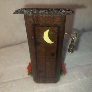 Miniature Outhouse decor