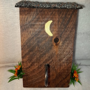 Miniature Outhouse Style Key Hook