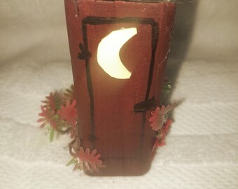 Miniature Outhouse decor