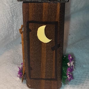 Miniature Outhouse decor