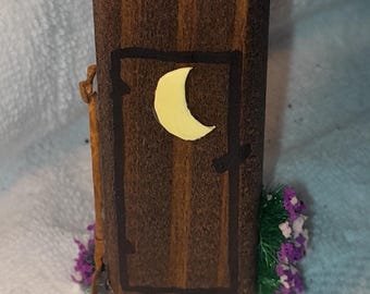 Miniature Outhouse decor