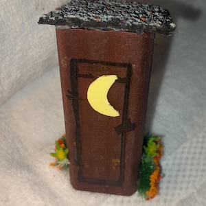 Miniature Outhouse decor